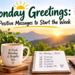 Monday Greetings Positive Messages to Start the Week ☀️