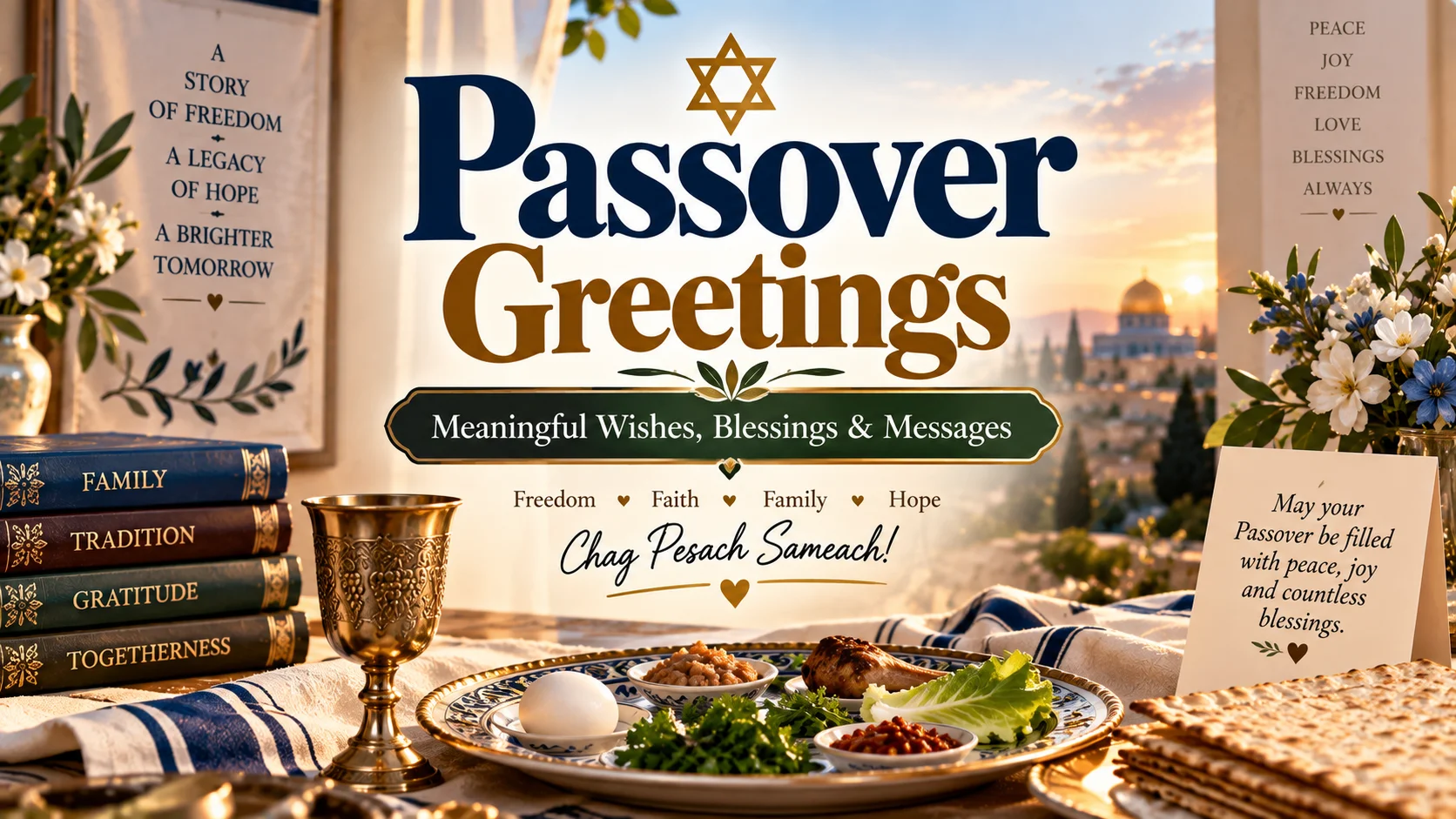 Passover Greetings Meaningful Wishes, Blessings & Messages