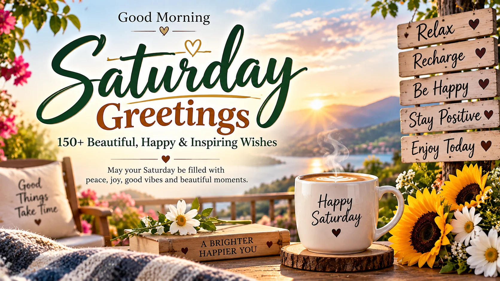 Saturday Greetings 150+ Beautiful, Happy & Inspiring Wishes