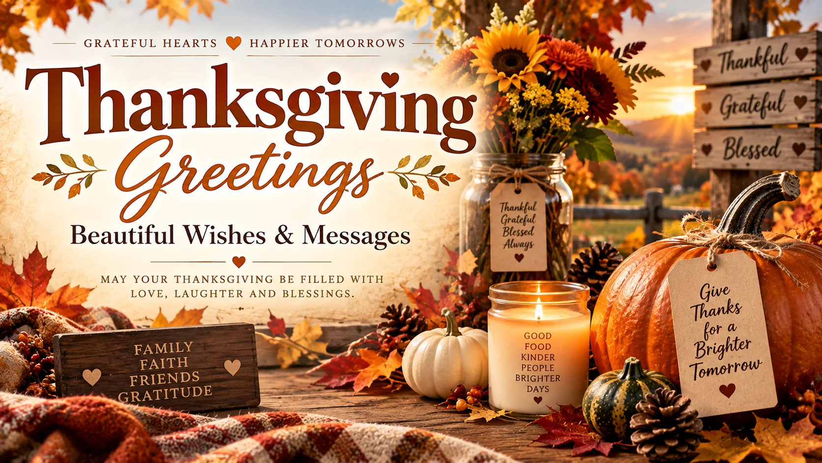 Thanksgiving Greetings Images Beautiful Wishes & Messages