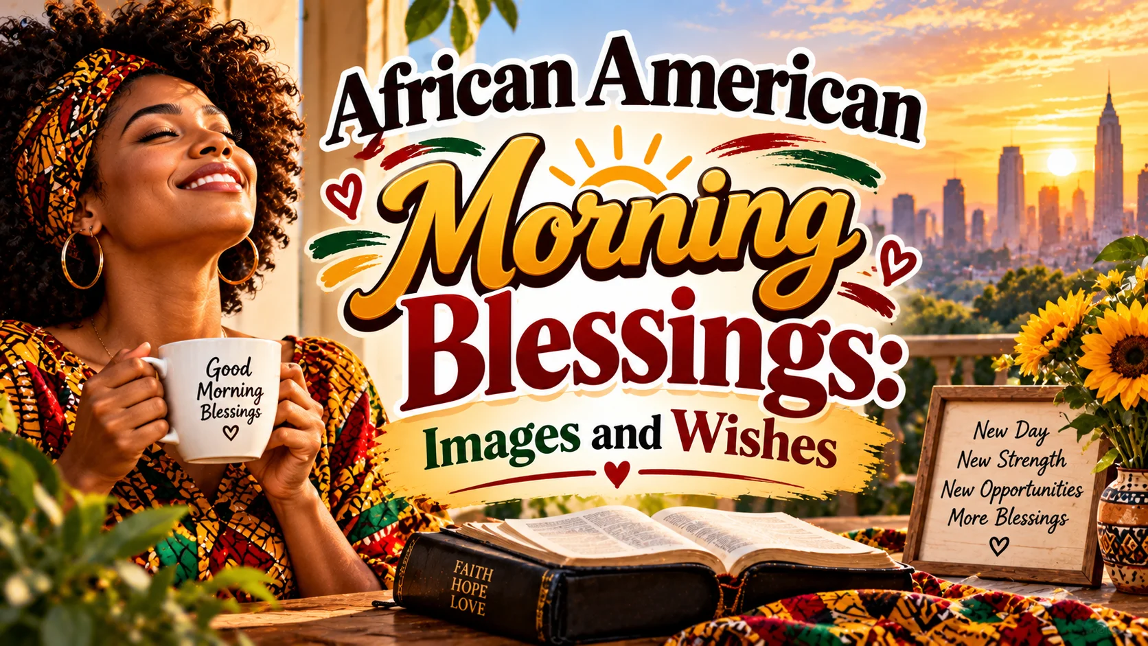 African American Morning Blessings Images and Wishes