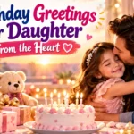Birthday Greetings for Daughter From the Heart ❤️