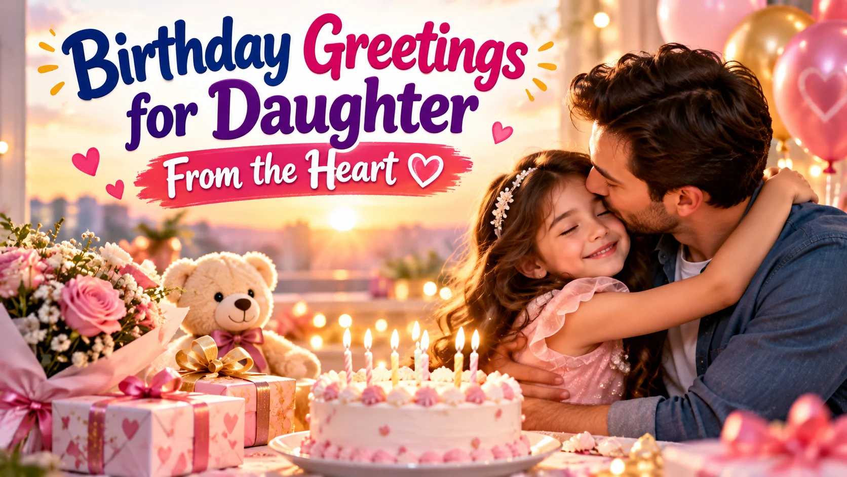 Birthday Greetings for Daughter From the Heart ❤️