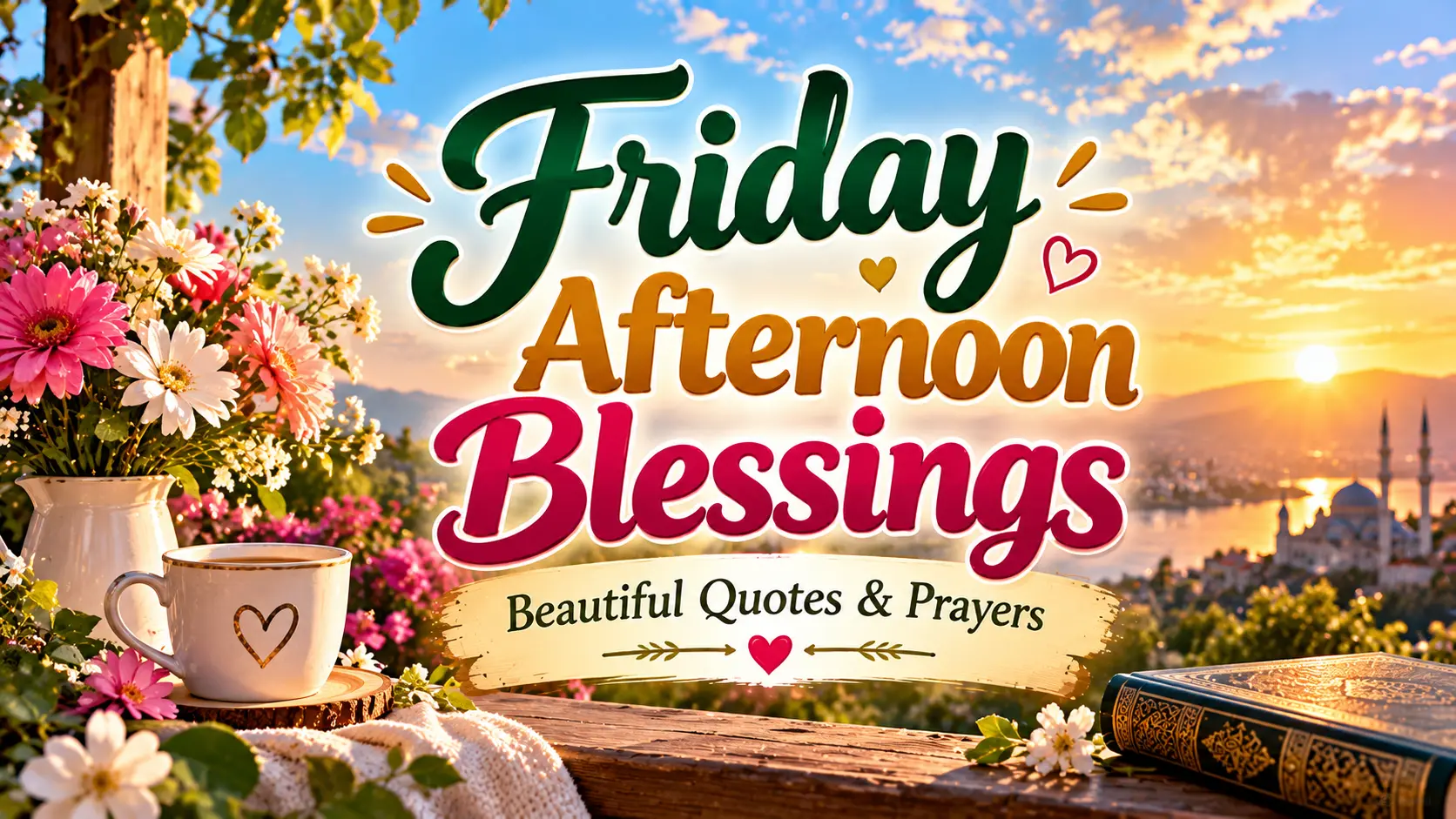 Friday Afternoon Blessings Images Beautiful Quotes & Prayers