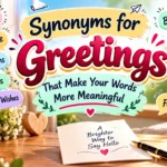 Synonyms for Greetings That Make Your Words More Meaningful