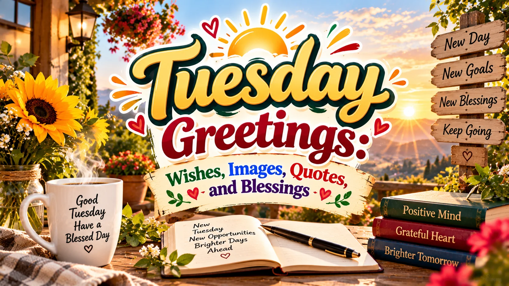 Tuesday Greetings Wishes, Images, Quotes, and Blessings 🌞